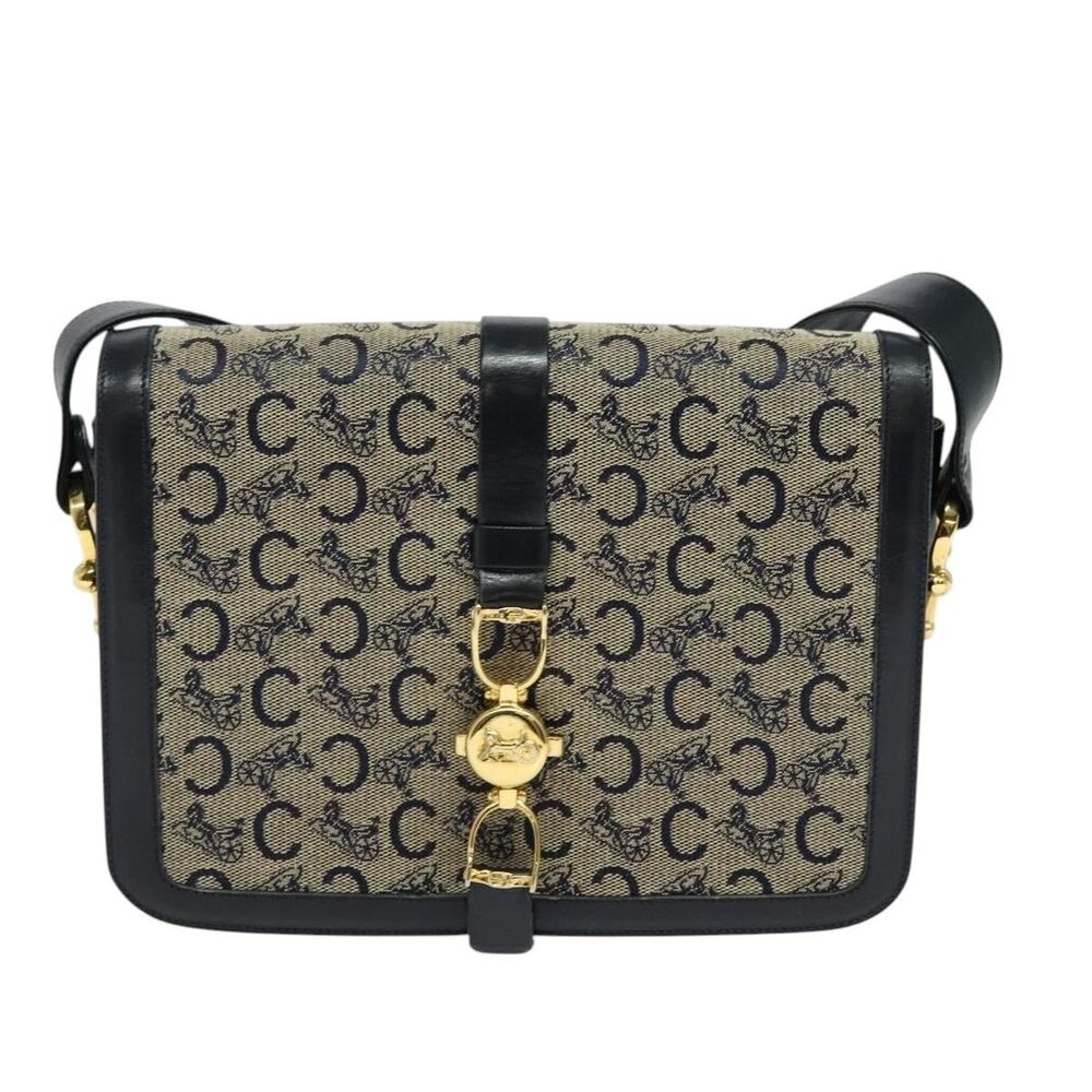 Celine C Sulky Shoulder Bag Navy